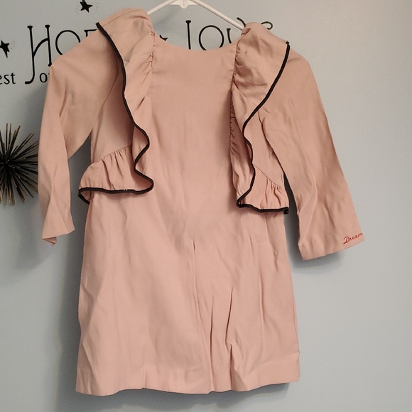 Zara Other - Zara Pink Ruffle Trim Kids Casual Dress